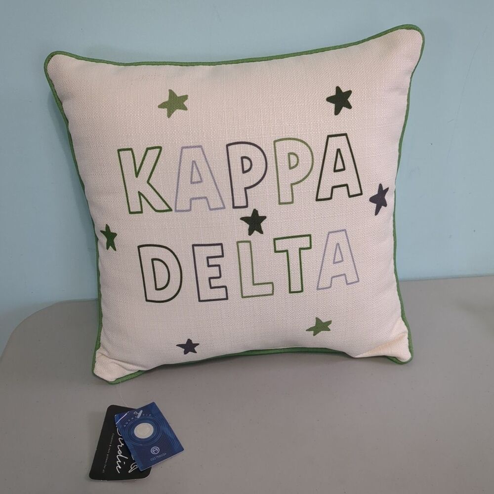 Kappa Delta sorority name pillow little birdie new with tags